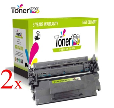 TONER123 Zamjenski toneri komplet HP 26A / CF226A / HP LaserJet Pro M402, HP LaserJet Pro MFP M426, 2x crna
