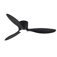 FEROTEHNA Stropni ventilator Jolene LED 18W 1670lm 153 cm, crni