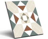 Dekorativna gres pločica patchwork victorian ada 20 x 20 cm, i. klasa