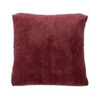 TISECO HOME STUDIO Crveni ukrasni jastuk Ribbed, 60 x 60 cm