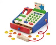 VIGA Dječja drvena blagajna 59692