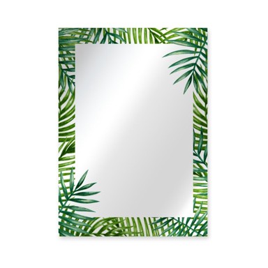 SURDIC Zidno ogledalo Espejo Decorado Monstera, 50 x 70 cm