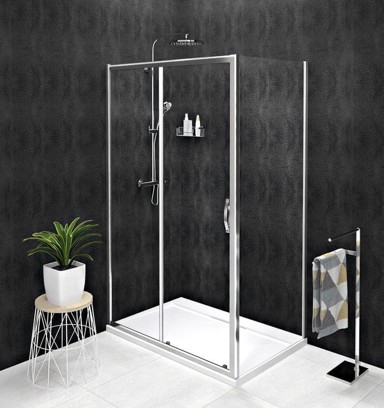 GELCO Tuš kabina SIGMA SIMPLY, pravokutna, 1400 x 700 mm, L/D varijanta, prozirno staklo