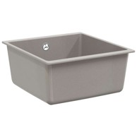 Umivaonik, 430x460 mm, 80% kvarc i 20% smola, siva