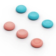 SKULL & CO. Set thumb gripova 6 u 1, kompatibilno s Nintendo Switch 2, crveno/plava