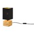 TRIO Crna/u prirodnoj boji stolna lampa s tekstilnim sjenilom (visina 30 cm) Woody 