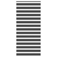 Zavjesa zebra crna 115x200 cm širina tkanine 110,9 cm poliester