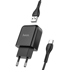 HOCO Kućni punjač N2, USB priključak, Type-C kabel, 2,1 A, 10,5 W, crna
