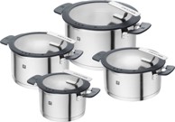 ZWILLING Set lonaca Simplify 66870-004-0, nehrđajući čelik, 4 komada, srebrno-crni