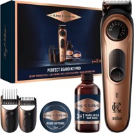 GILLETTE trimer za bradu King C. Gillette Pro, poklon set, bakreni