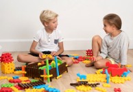 MARIOINEX Set waffle kockica: Farma, 240kom.