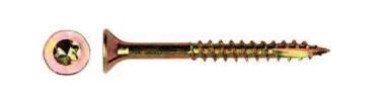 Vijak za drvo Torx PFS+ T10 3,0x35 mm, žuto pocinčani