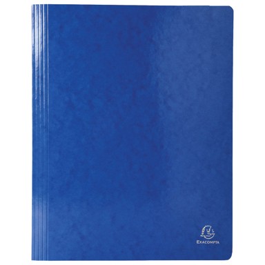 EXACOMPTA Fascikl mehanika euro A4 prešpan karton 355 g 380807B, tamno plavi