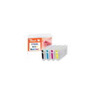 PEACH Tinta PI200-724, crna/cyan/magenta/žuta, kompatibilna, XL, 4 kom