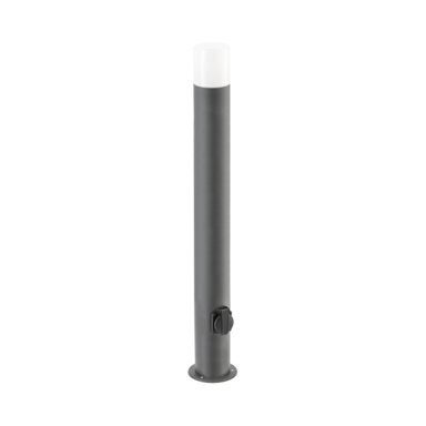 Vrtna svjetiljka Corta s utičnicom, max 3000W, IP44, visina 80 cm