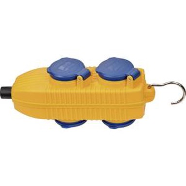 BRENNENSTUHL Powerblock, 4x utičnice IP54 230 V / 16 A, pod kutom 45°