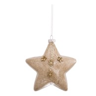 CASA SELECCIÓN Stakleni ukras za božićno drvce, Marron