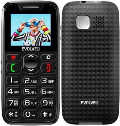 EVOLVEO EasyPhone, crni