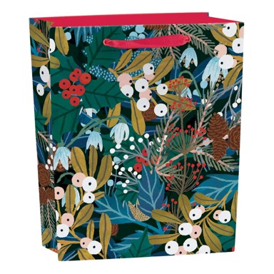 ROGER LA BORDE Poklon vrećica s božićnim motivom 25x10 cm Winter Foliage