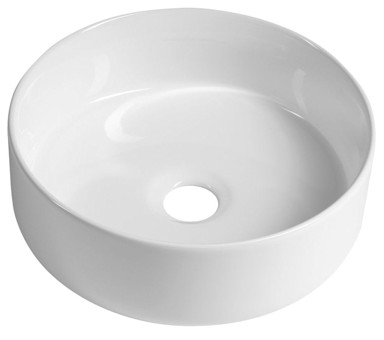 SAPHO Umivaonik, Ø30 cm, nadgradni, keramika, bijela