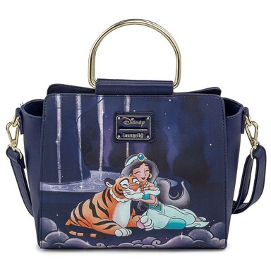 LOUNGEFLY Torba disney jasmine castle crossbody, višebojna