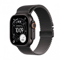 APPLE Pametni sat Watch Ultra 3 (2025) 5G 49 mm, Black Titanium/Milanese Loop (M) Black