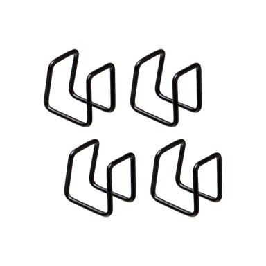 FIVE Spojnice za police 4/1 Modul 3Xx2,5x3,5 cm, metal crna