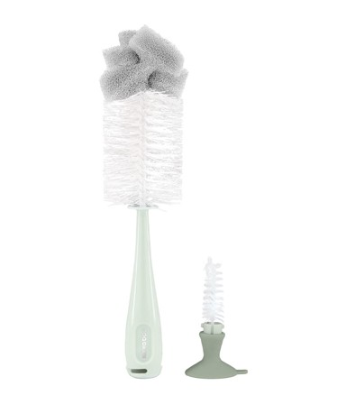 KIKKA BOO Četka za bočice 2u1, zelena