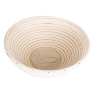 ORION Košarica od ratana za kruh Srce, ⌀ 21 cm