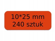 NIIMBOT Naljepnice 10 x 25 mm, 240 kom., crvene