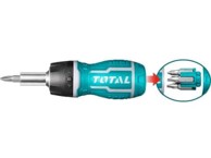 TOTAL Odvijač s čegrtaljkom TACSDS1726 8-u-1