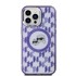 Karl Lagerfeld IML Monogram Karl & Choupette Head MagSafe maskica za iPhone 15 Pro, ljubičasta