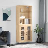 Visoka komoda od hrasta sonome 69,5x34x180cm