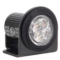 AMIO Okruglo LED upozoravajuće svjetlo R65 12W 12V/24V, narančasto