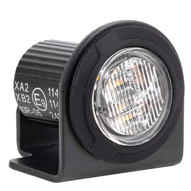 AMIO Okruglo LED upozoravajuće svjetlo R65 12W 12V/24V, narančasto