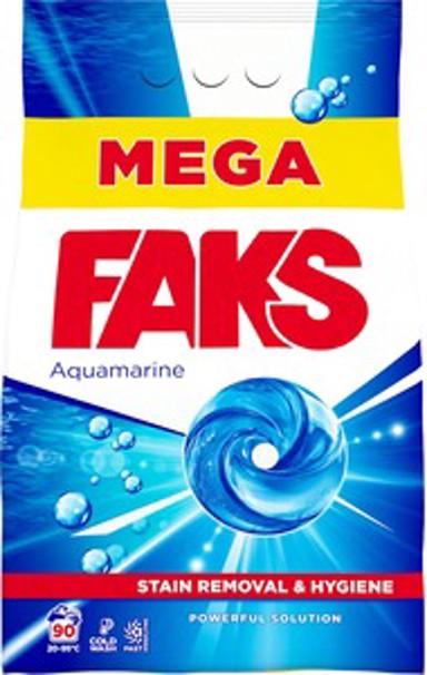 FAKS Deterdžent Aquamarine, 90 pranja, 4.95 kg