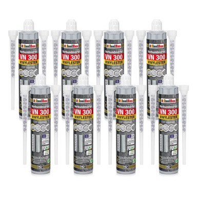 ISOLBAU Kemijsko sidro VN 300 vinilesterski mort, 8 x 300 ml + 16 miješalica