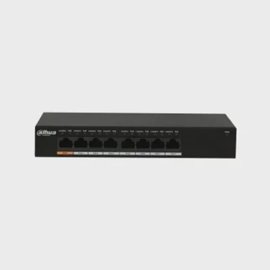 DAHUA Switch PFS3008-8GT-96, 8xGigabit, neupravljani, PoE, crni