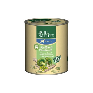 REAL NATURE Adult teletina s brokulom 800 g