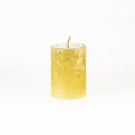 Svijeća metalik 6.8 x 9.5 cm, šampanj