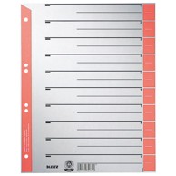 LEITZ Kartonska pregrada A4 16520325 crvena