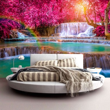 Samoljepljiva foto tapeta Pink Cascades 98x70