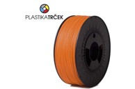 PLASTIKA TRČEK Filament, PLA, 1 kg, narančasta