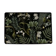 BUTTER KINGS Otirač 45x75 cm White and Green Beauty 