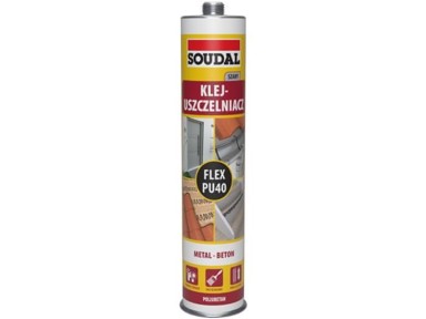 SOUDAL Flex PU 40 Poliuretansko ljepilo i brtvilo, sivo, 300 ml