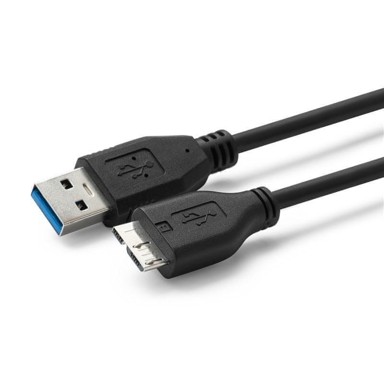 USB Kabel 3.2 Gen 1 A–Micro USB B, M–M, 2 m, crni
