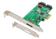 DAWICONTROL RAID kontroler DC-610e, PCIe 2.0, SATA 6 Gbit/s, 2x interni SATA + 1x eSATA