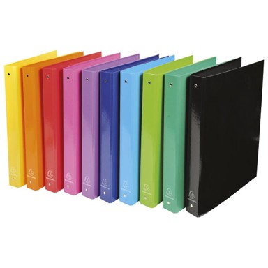 EXACOMPTA Uložna mapa 4 ringa fi 30 mm A4 karton Iderama 51929E sortirano