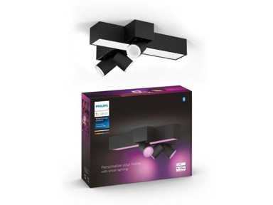 PHILIPS Pametna LED svjetiljka Hue Centris Cross 3-spot, stropna, crna