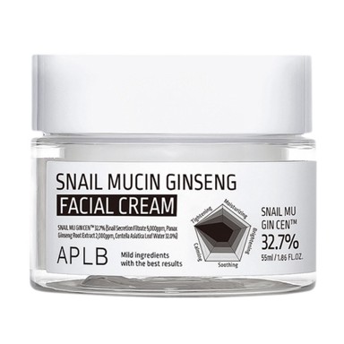 APLB Krema za lice Snail Mucin Ginseng Facial Cream 55 ml